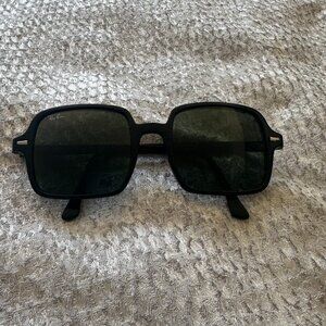 NWT Ray-Ban Black Square Sunglasses